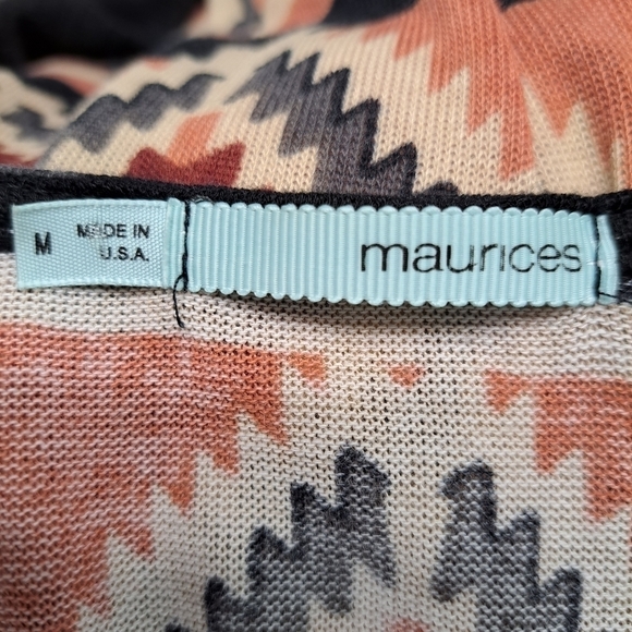 Maurices Southwestern Printed Top  Size M - Picture 5 of 5